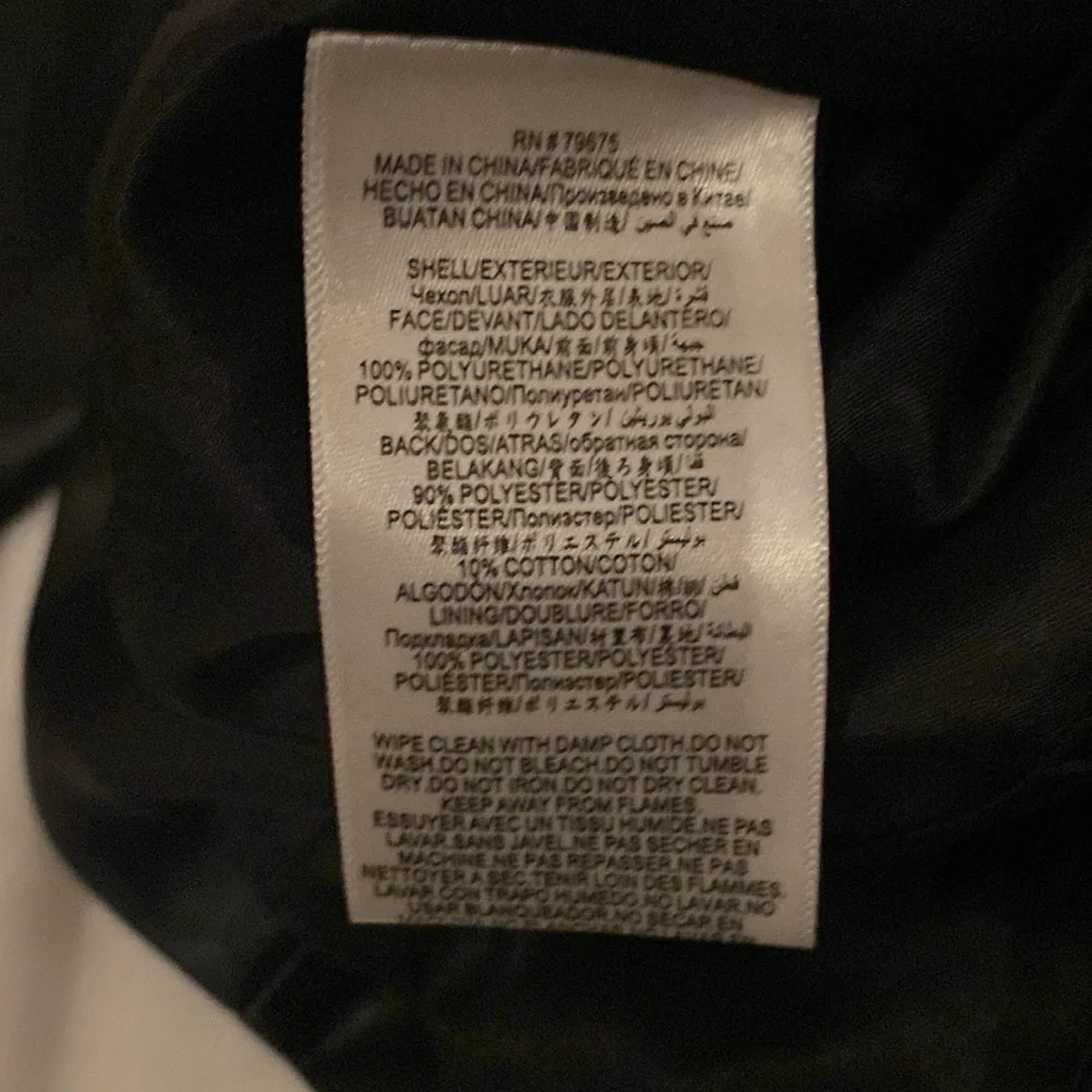 NEW- BCBGMAXAZRIA TAILORED FAUX LEATHER JACKET - Picture 6 of 10